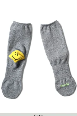 Online Kapital 144 Yarns SUPER-DRY IVY HEEL-SMILIE Socks - in 6 Color Choices