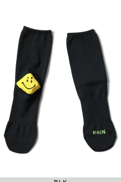 Online Kapital 144 Yarns SUPER-DRY IVY HEEL-SMILIE Socks - in 6 Color Choices