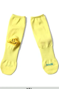 Online Kapital 144 Yarns SUPER-DRY IVY HEEL-SMILIE Socks - in 6 Color Choices