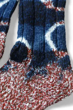 Best Kapital 56 Yarns TOKUSHIMA SHIBORI Dye Socks - Indigo