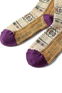 Discount Kapital 144 Yarns 2-Tones Fairisle Socks - 3 Color Choices