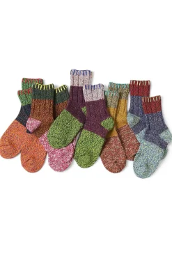 Fashion Kapital 56Yarns Wool Grandrelle GOGH HOBO Stitch Socks - 5 Colors