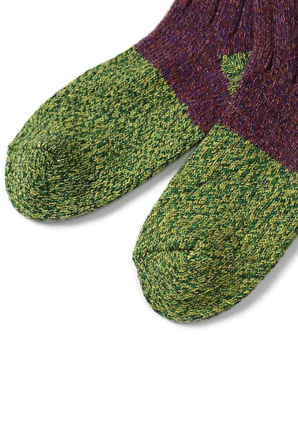Fashion Kapital 56Yarns Wool Grandrelle GOGH HOBO Stitch Socks - 5 Colors