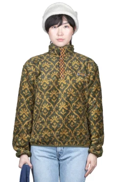 Discount Kapital YOSEMITE Arabesque Fleece Pullover - Khaki