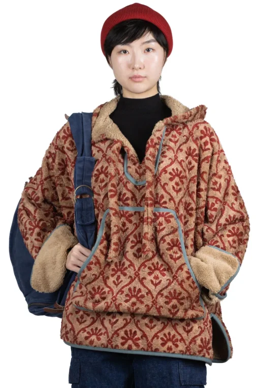 Clearance Kapital YOSEMITE Arabesque Fleece BAJA Parka - Beige