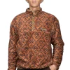 Sale Kapital YOSEMITE Arabesque Fleece Pullover - Brown