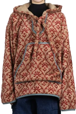 Clearance Kapital YOSEMITE Arabesque Fleece BAJA Parka - Beige