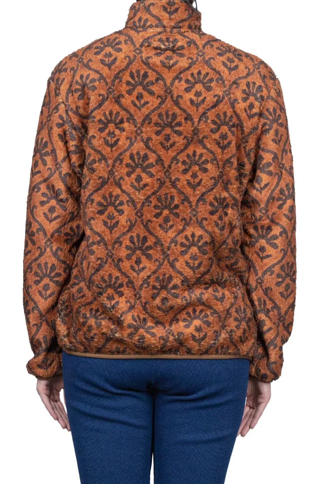 Best Kapital YOSEMITE Arabesque Fleece Pullover - Brown