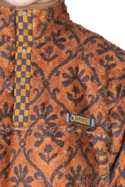 Best Kapital YOSEMITE Arabesque Fleece Pullover - Brown