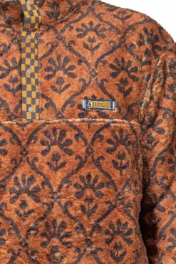 Sale Kapital YOSEMITE Arabesque Fleece Pullover - Brown