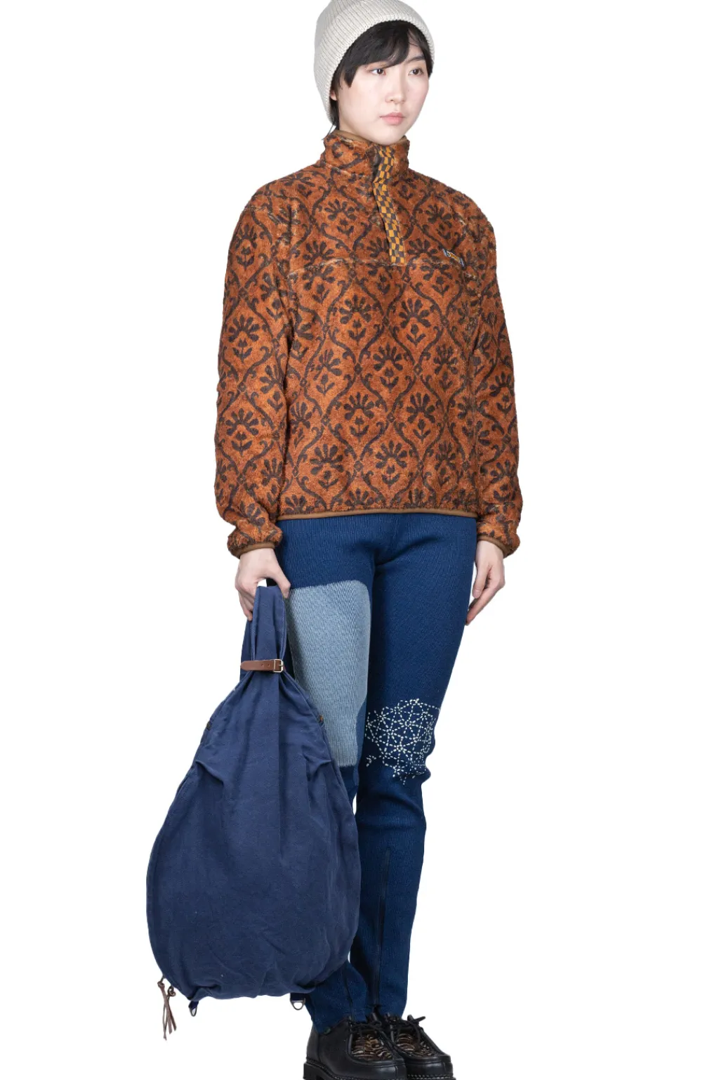 Best Kapital YOSEMITE Arabesque Fleece Pullover - Brown