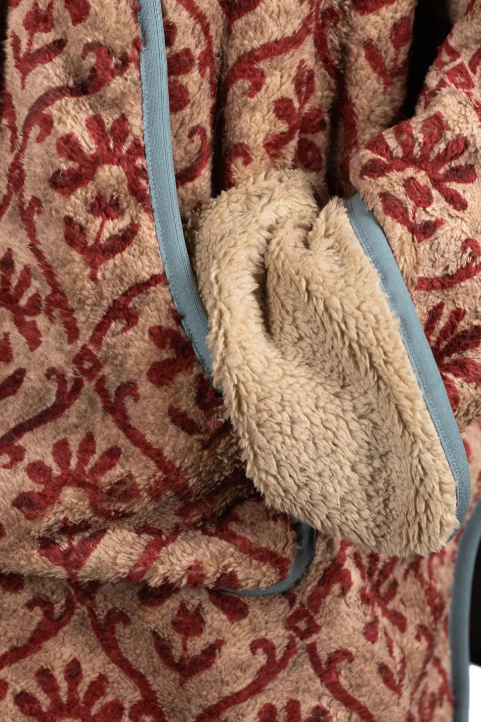 Clearance Kapital YOSEMITE Arabesque Fleece BAJA Parka - Beige