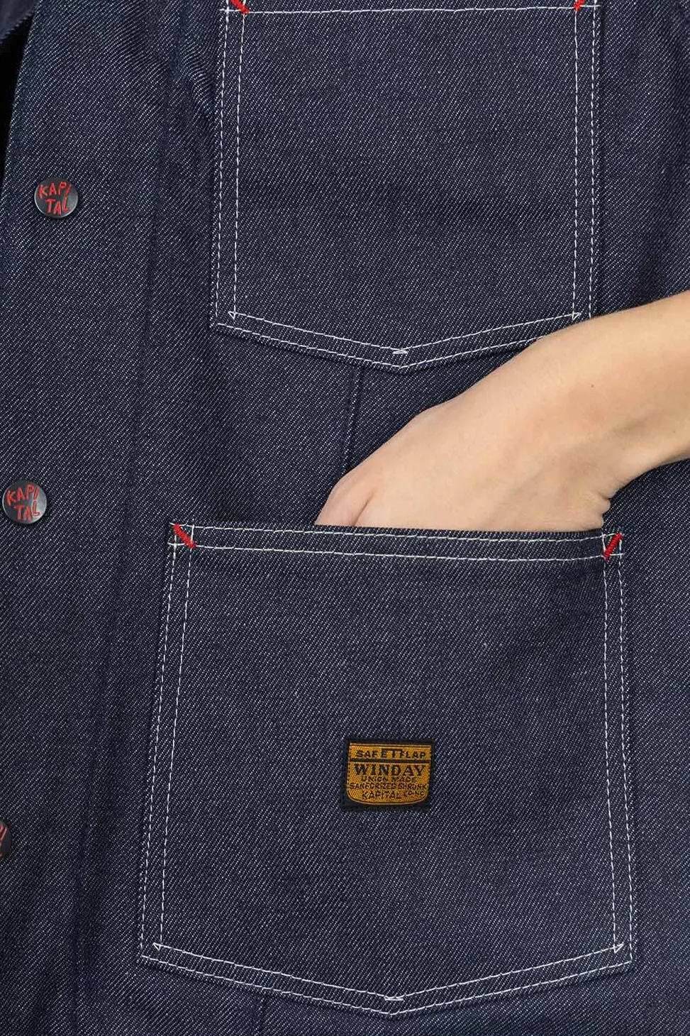 Outlet Kapital 130z Denim Lining ROOKIE CHOT-KIT