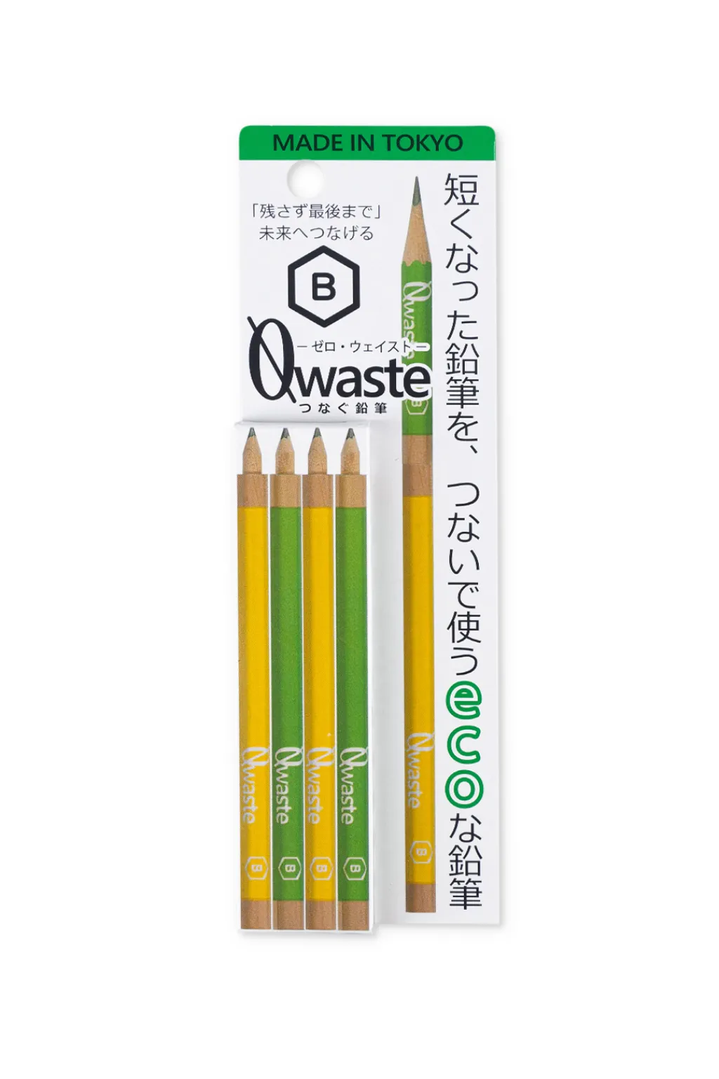 Online Kitaboshi Pencil Zero Waste Connect Pencil B Set (4 pcs)