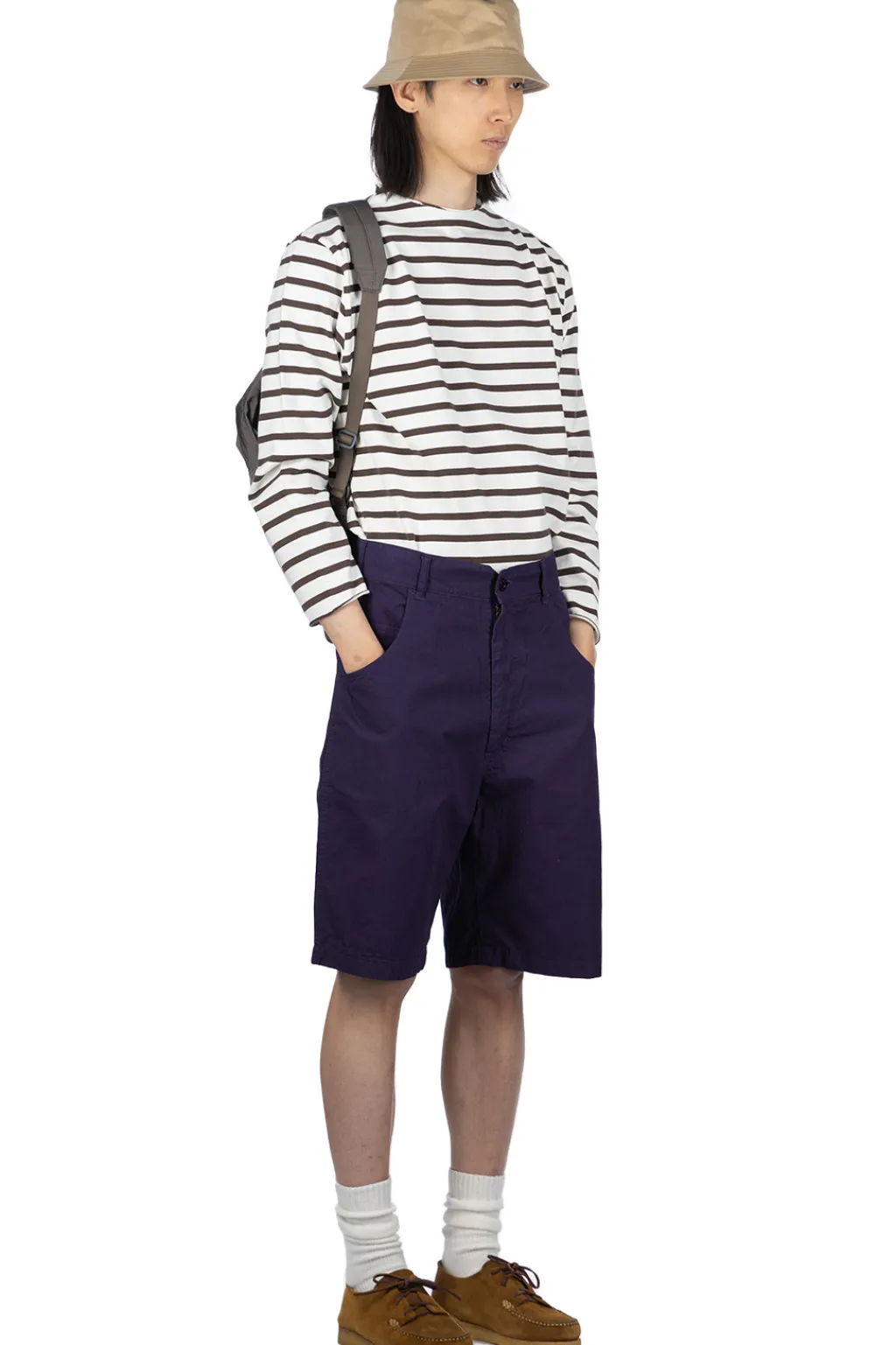 Hot Tigre Brocante Zimbabwe Half Pants - Navy